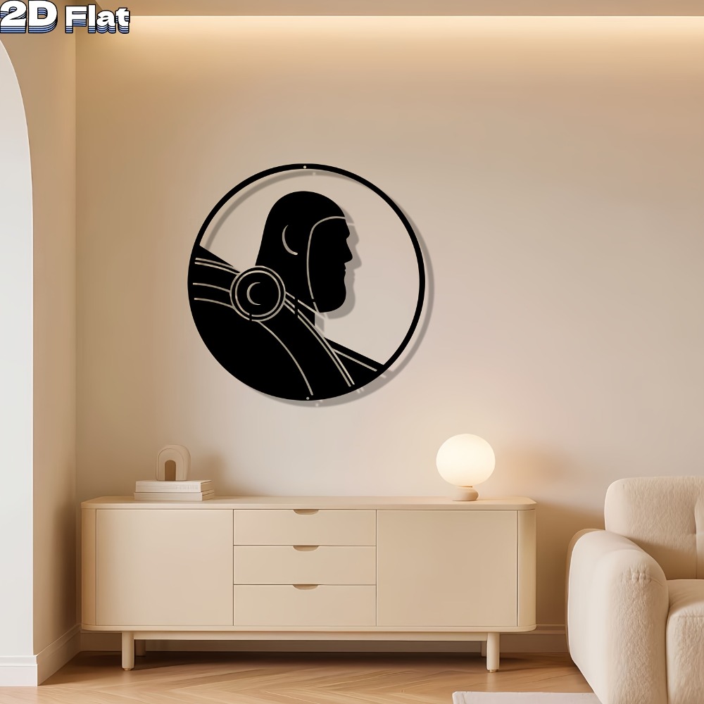 Tech Office Wall - CIFbuy ModernRobot نحت حائط معدني حديث