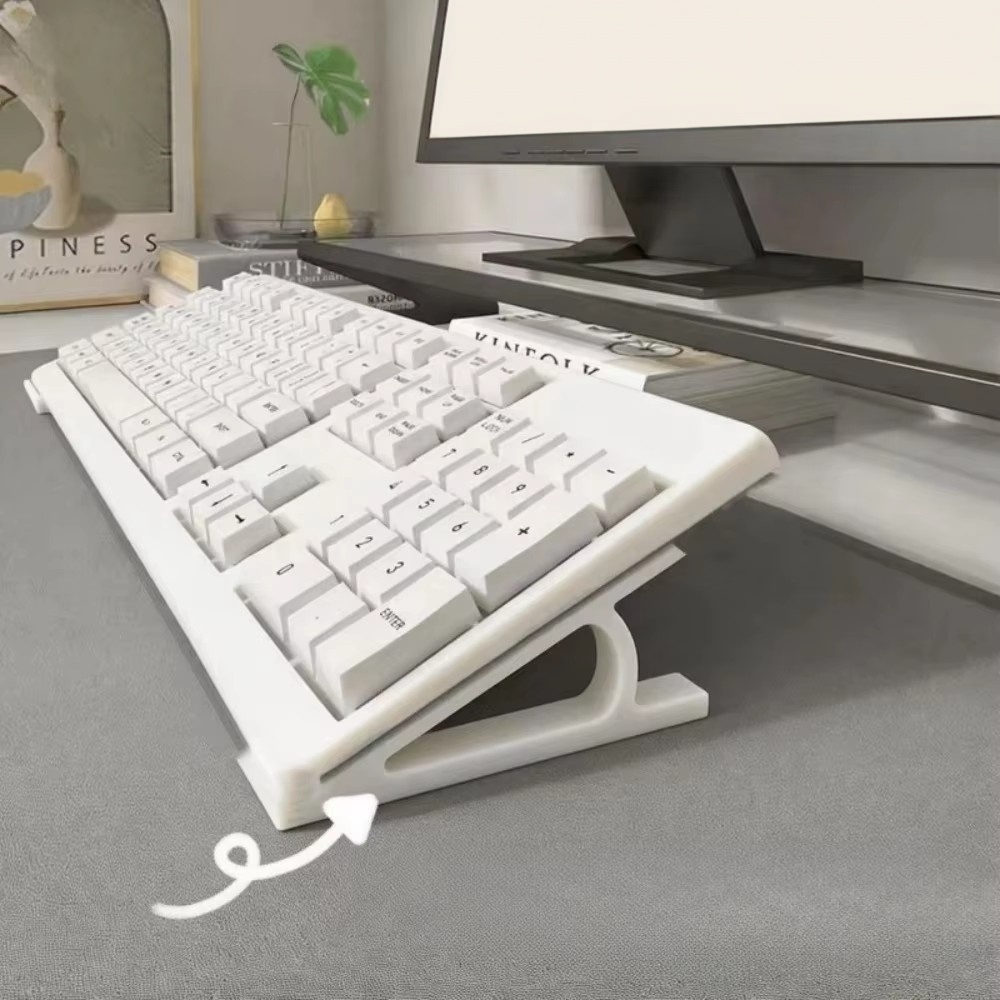 Office Technologies - حامل لوحة مفاتيح مريح من قطعتين