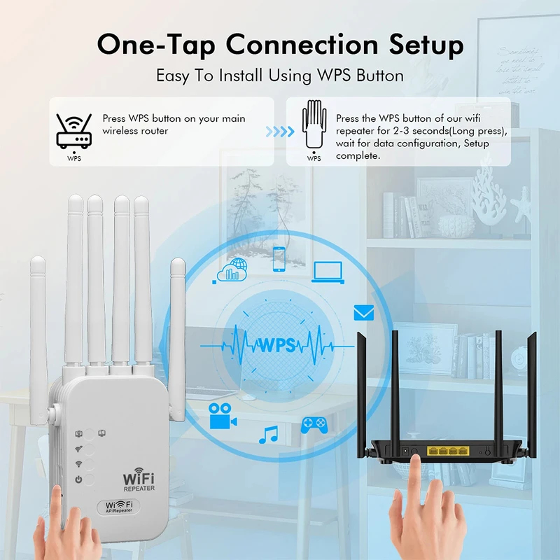 ريجاتون 1200 ميجابت في الثانية - مراجعة Wifi Range Extender وسعره