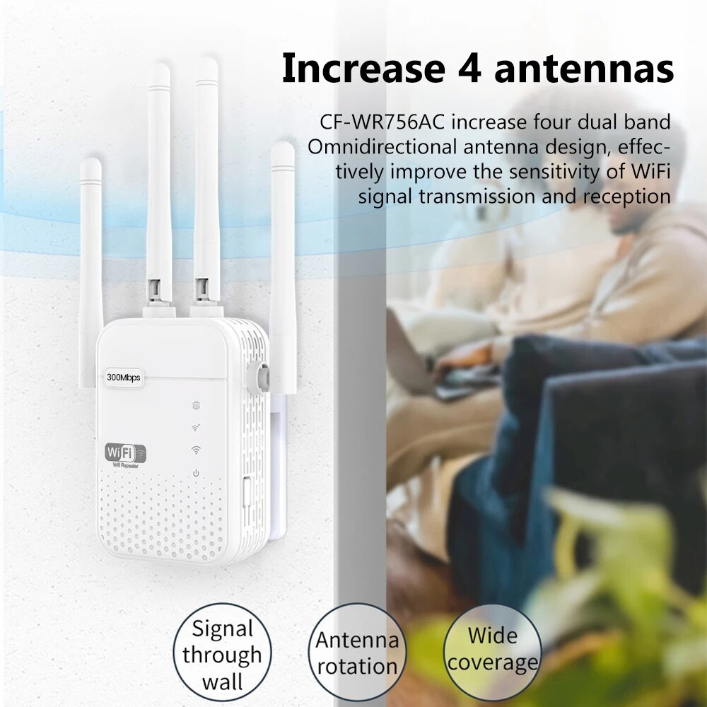 300Mbps اللاسلكية واي فاي مكرر - مراجعة Wifi Range Extender وسعره