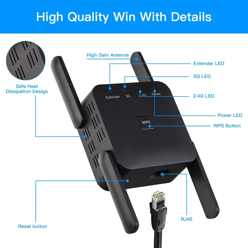 مكرر واي فاي Mbps ، موسع النطا - مراجعة Wifi Range Extender وسعره