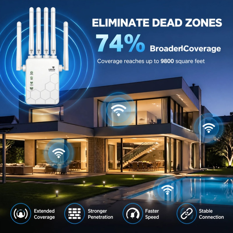 موسع نطاق واي فاي 6 AX1800 ثنا - مراجعة Wifi Range Extender وسعره