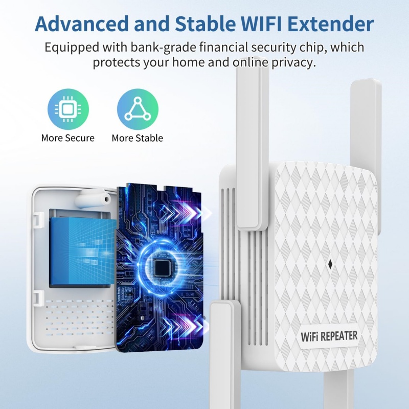 موسع واي فاي لاسلكي 1200 ميجاب - مراجعة Wifi Range Extender وسعره