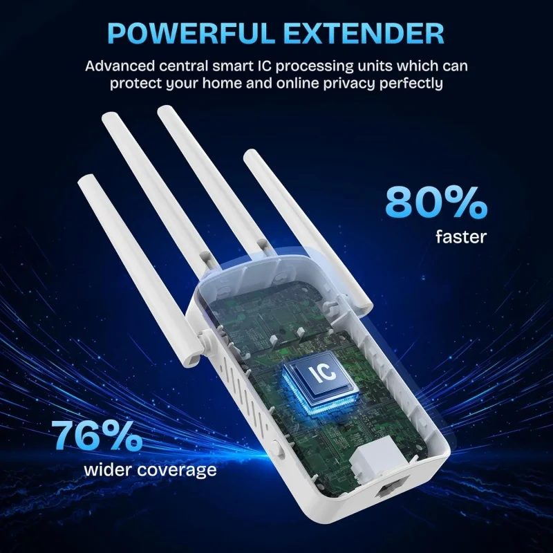 مكرر واي فاي ثنائي النطاق بسرع - مراجعة Wifi Range Extender وسعره