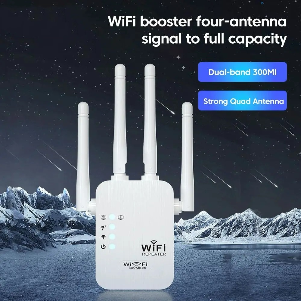300Mbps اللاسلكية واي فاي مكرر - مراجعة Wifi Range Extender وسعره